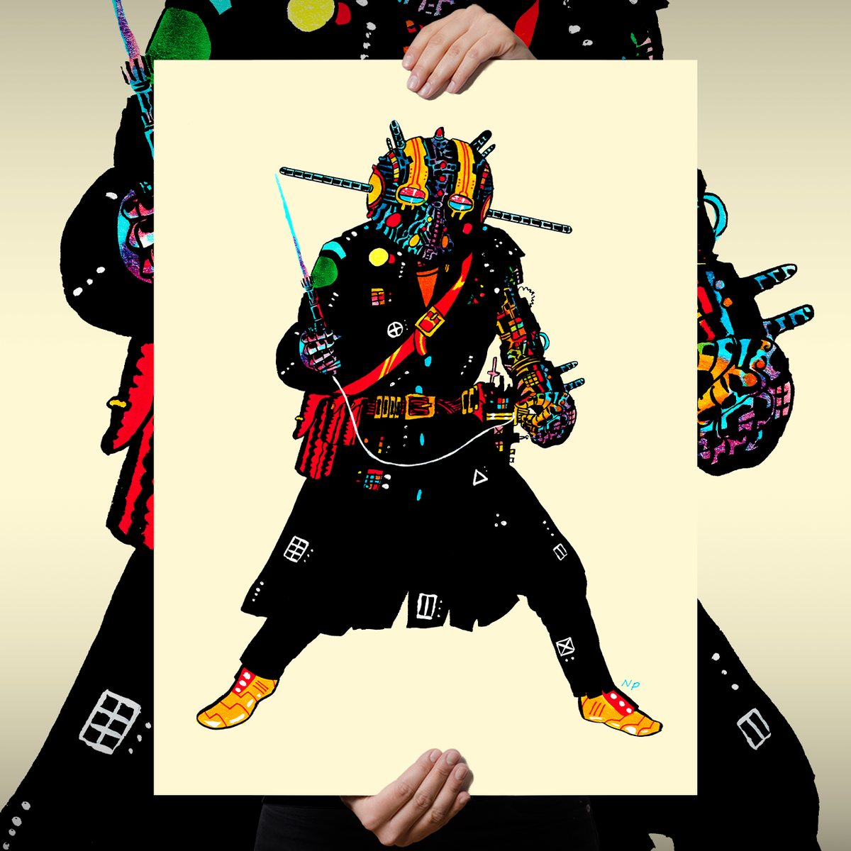 Nick Pyle "Tryban" Giclee Print
