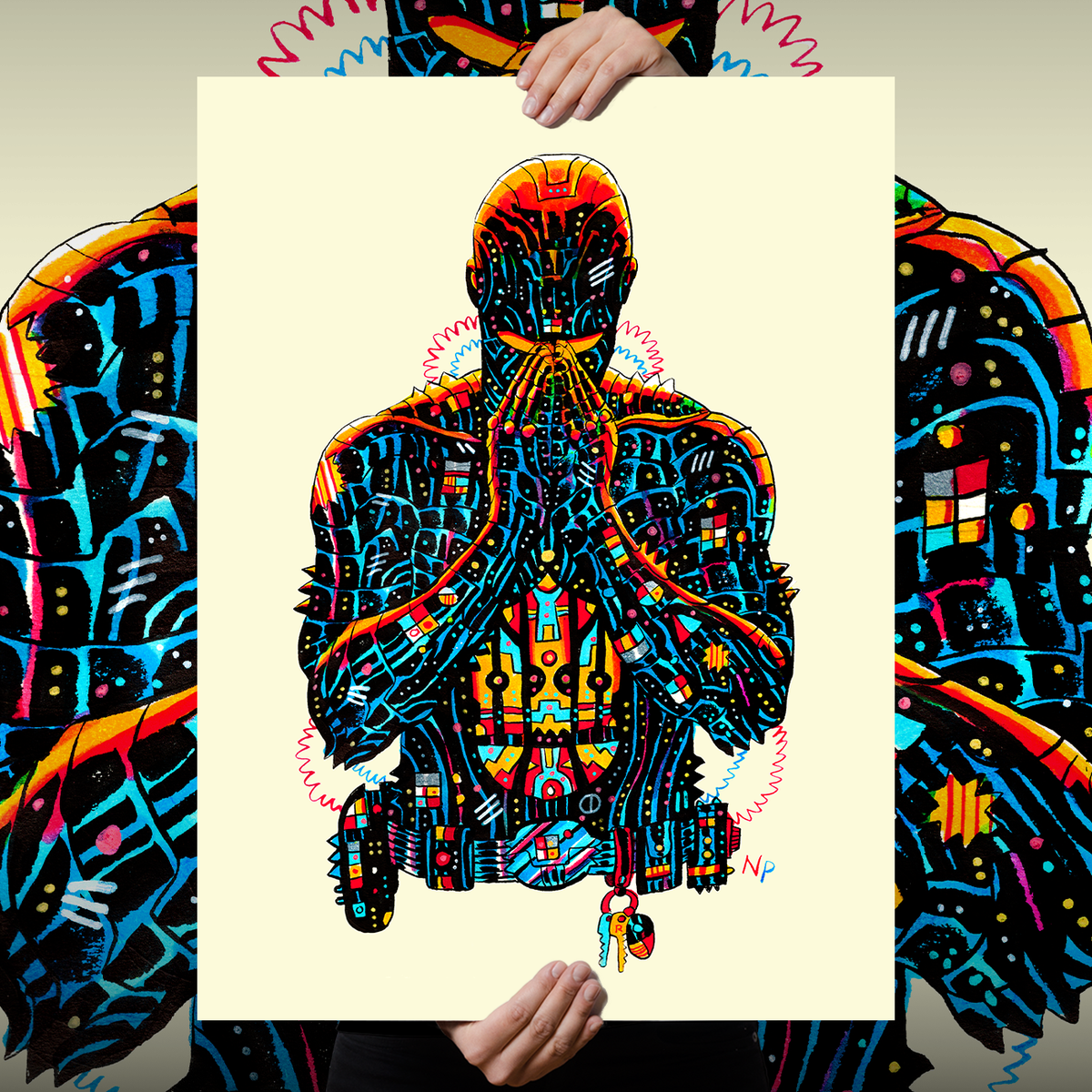 Nick Pyle "Worshipper III" Giclee Print