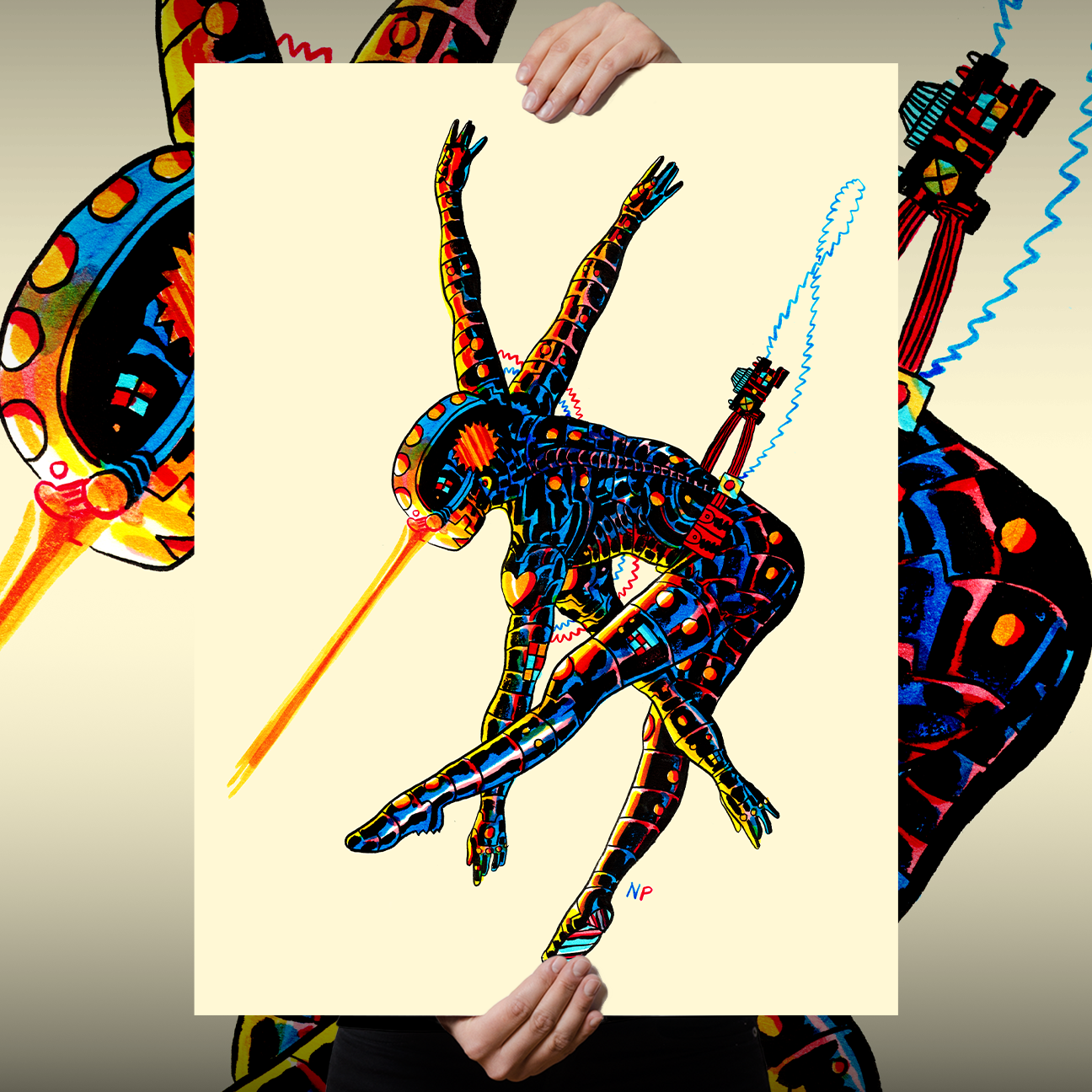 Nick Pyle "Fana" Giclee Print