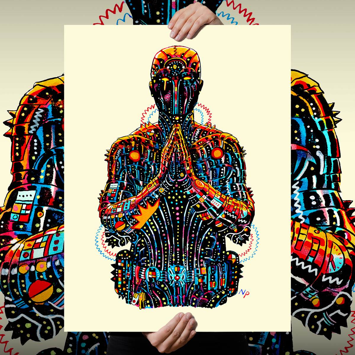 Nick Pyle "Worshipper IV" Giclee Print