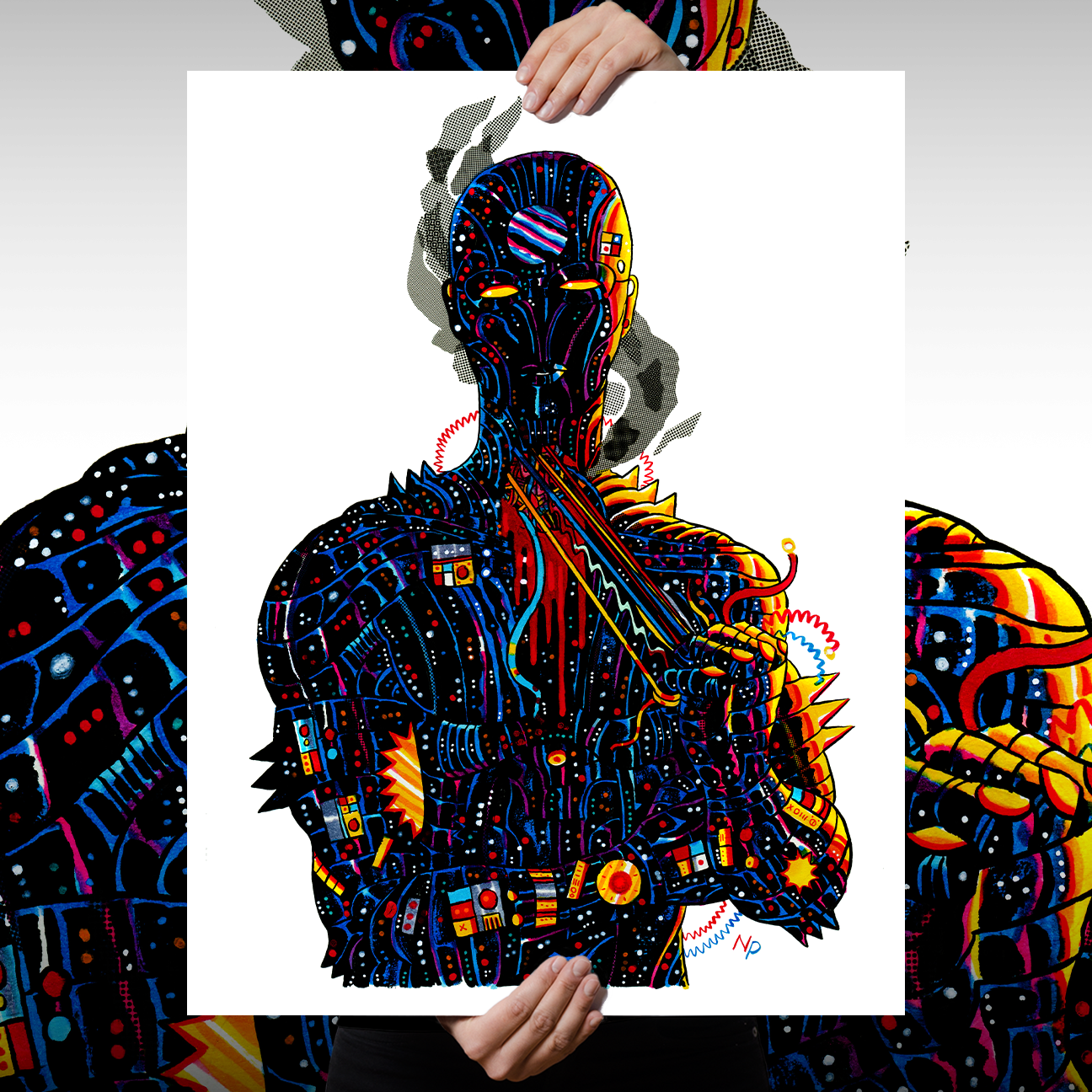 Nick Pyle "I Never Want To Talk Again" Giclee Print