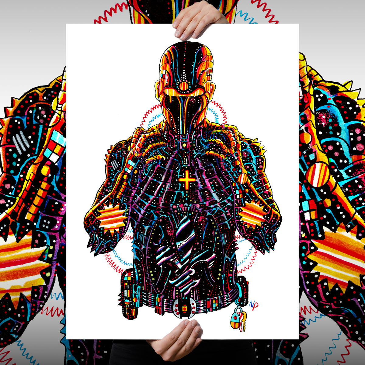 Nick Pyle "Fleur Di Lis" Giclee Print