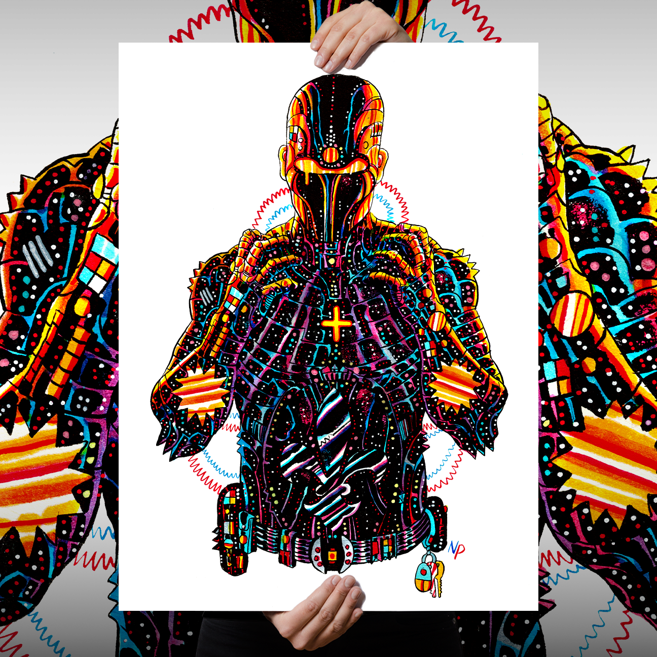 Nick Pyle "Fleur Di Lis" Giclee Print