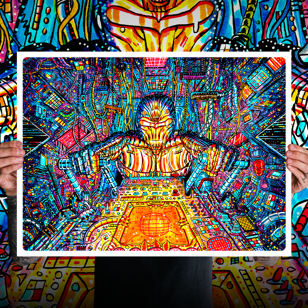 Nick Pyle "Cockpit" Giclee Print