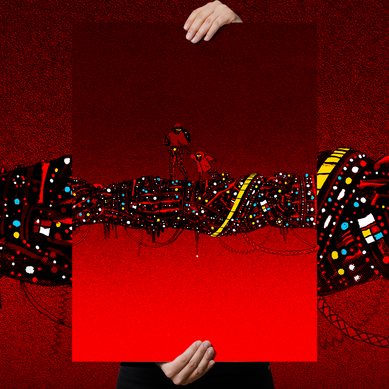 Nick Pyle "Red And Sky" Giclee Print