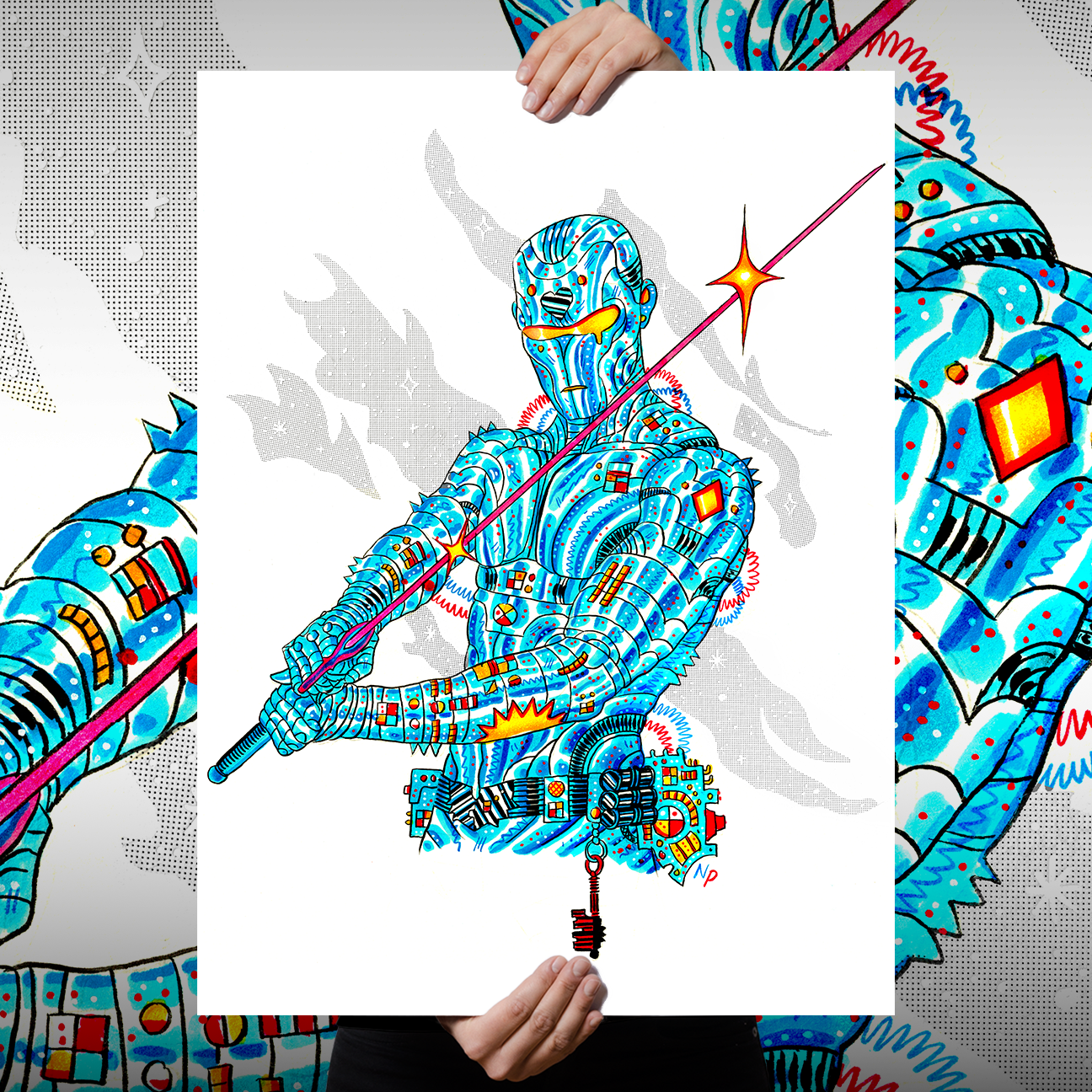 Nick Pyle "Kruell II" Giclee Print