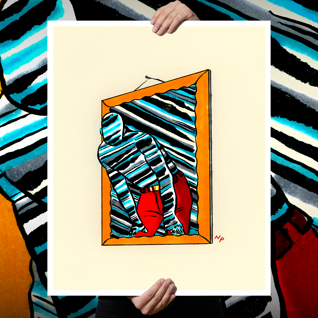 Nick Pyle "Mirror Man" Giclee Print