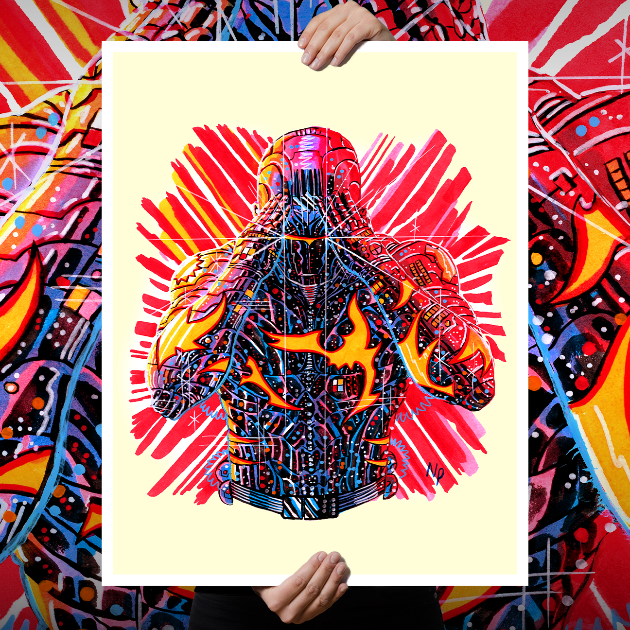 Nick Pyle "It's Happening Again" Giclee Print