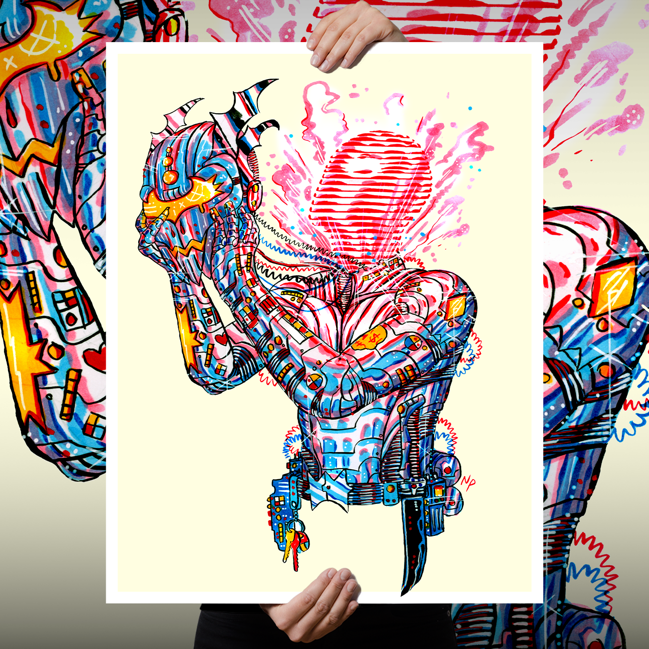Nick Pyle "I Died A Long Time Ago" Giclee Print