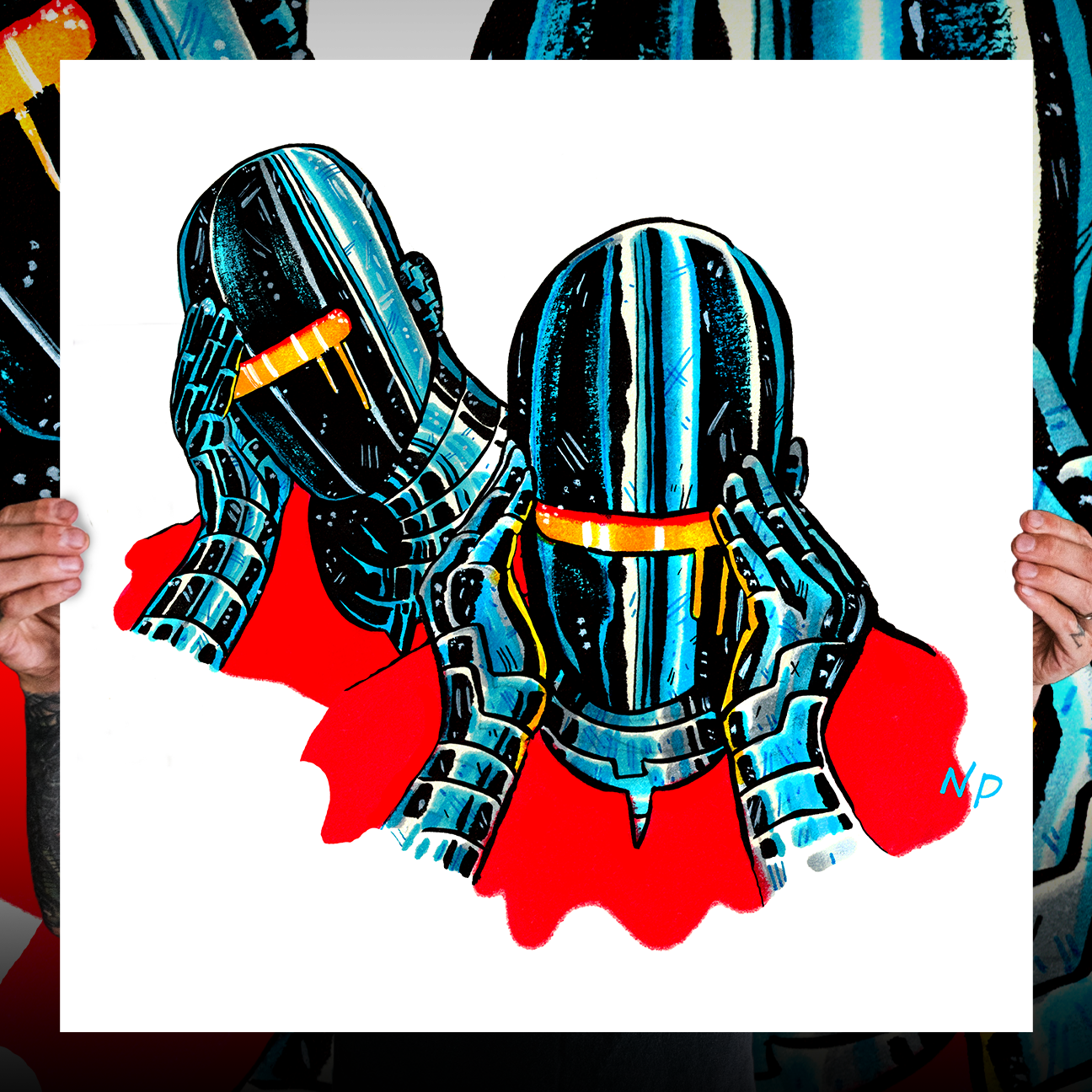 Nick Pyle "Troubled" Giclee Print