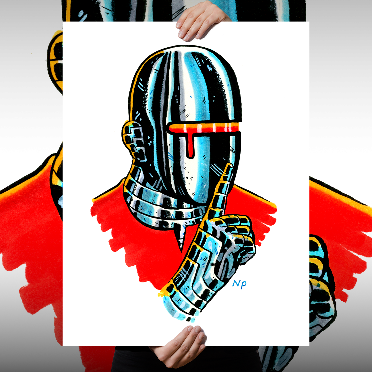 Nick Pyle "SHHH" Giclee Print