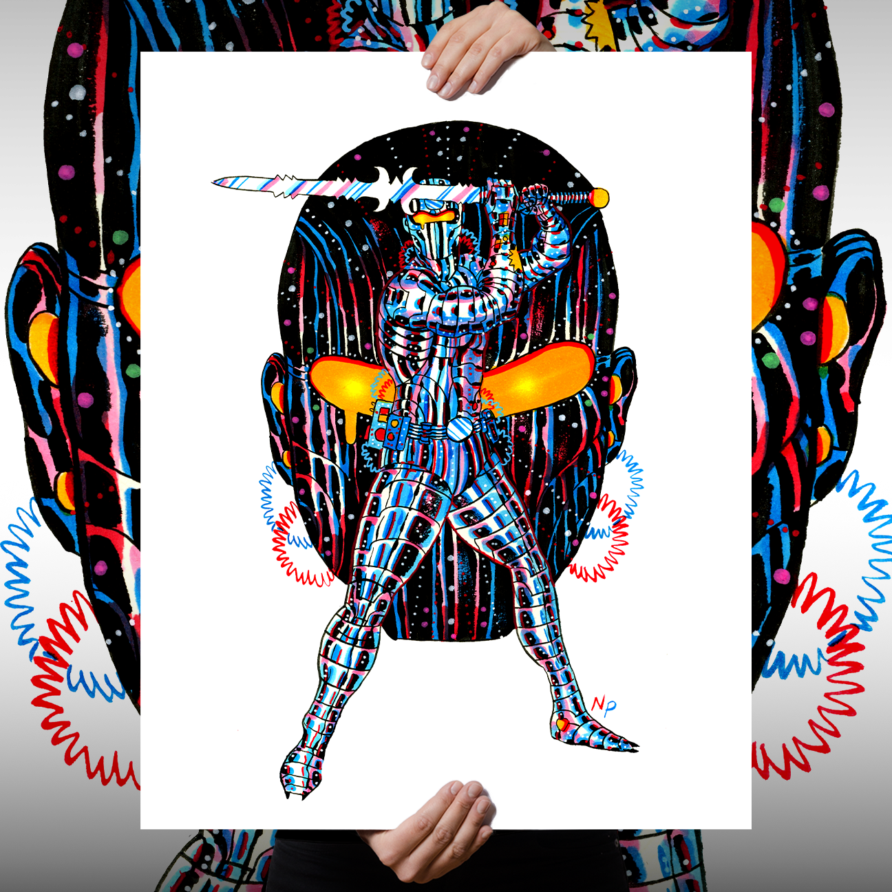 Nick Pyle "Exacto" Giclee Print