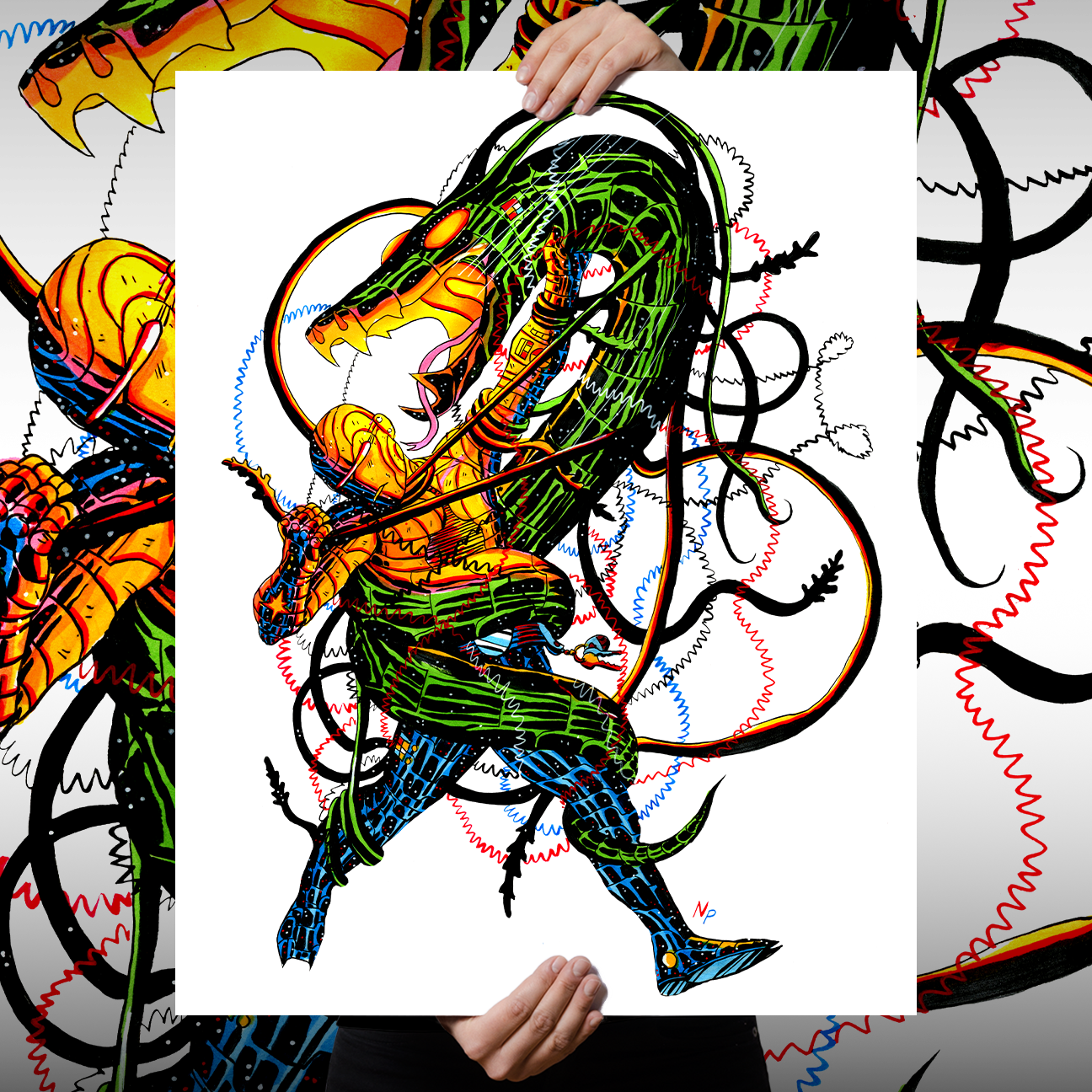 Nick Pyle "Embrace" Giclee Print