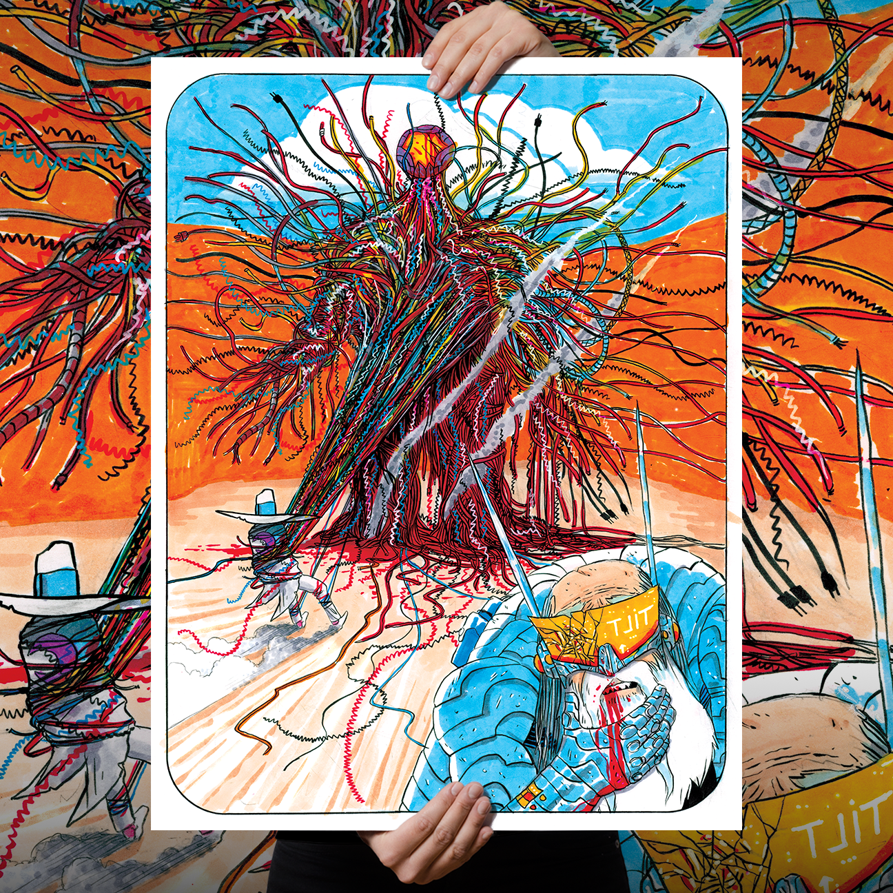 Nick Pyle "Tilt" Giclee Print