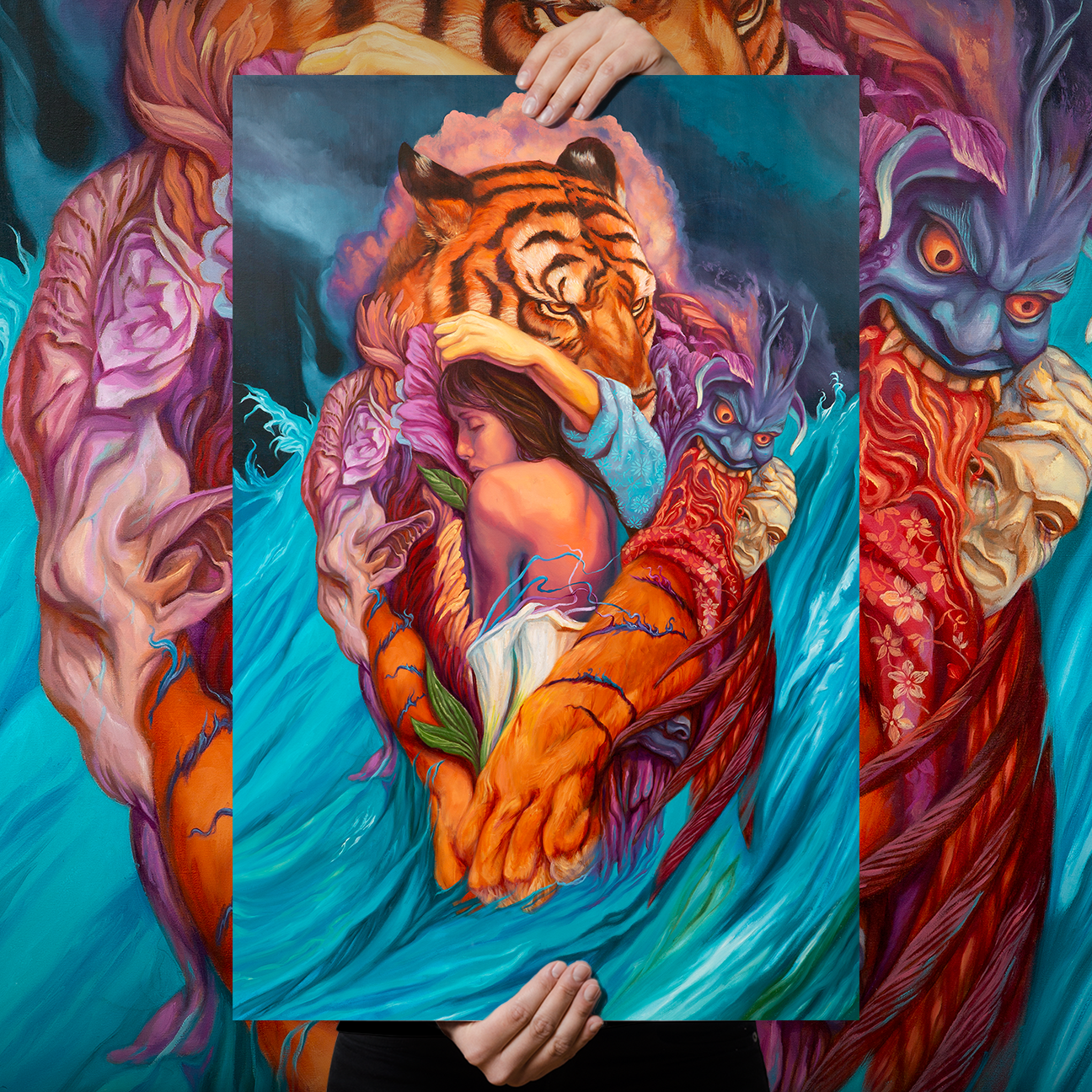 Paul Romano "I Will Hold You Until Better Times" Giclee Print