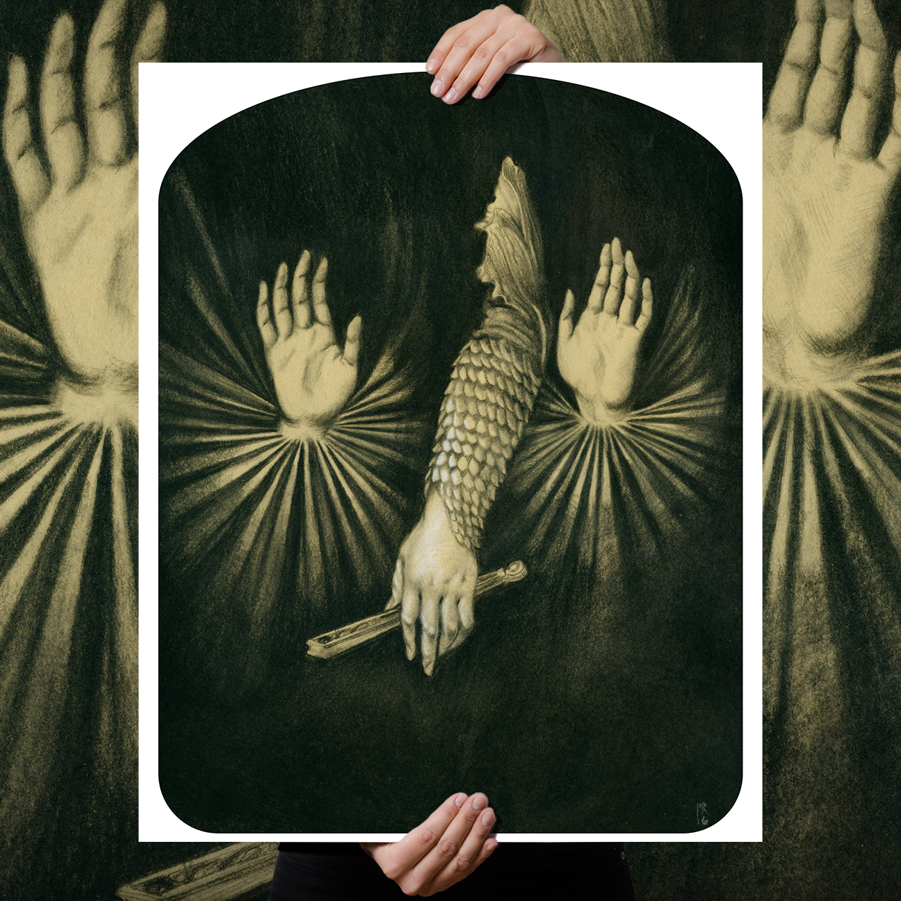 Paul Romano "Protection & Alleviations" Giclee Print
