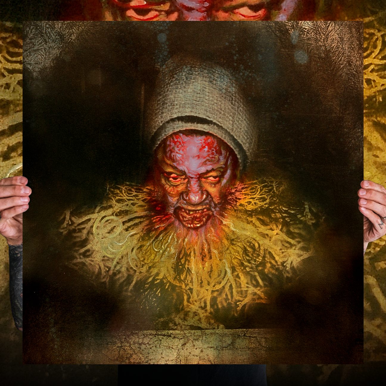 Paul Romano "Black Santa" Giclee Print