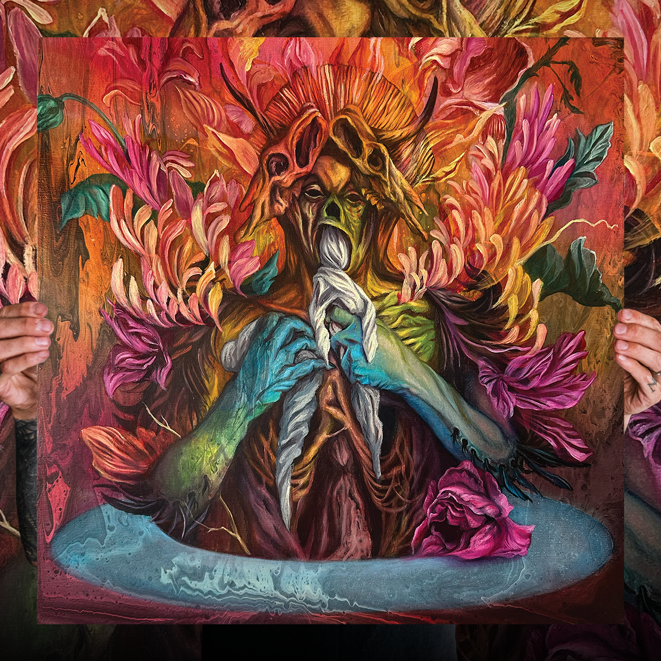 Paul Romano "The Devil Devouring My Self Doubt" Giclee Print