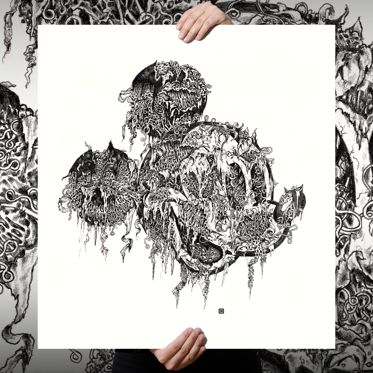 Seldon Hunt "Decayed Toons: Mickey" Giclee Print