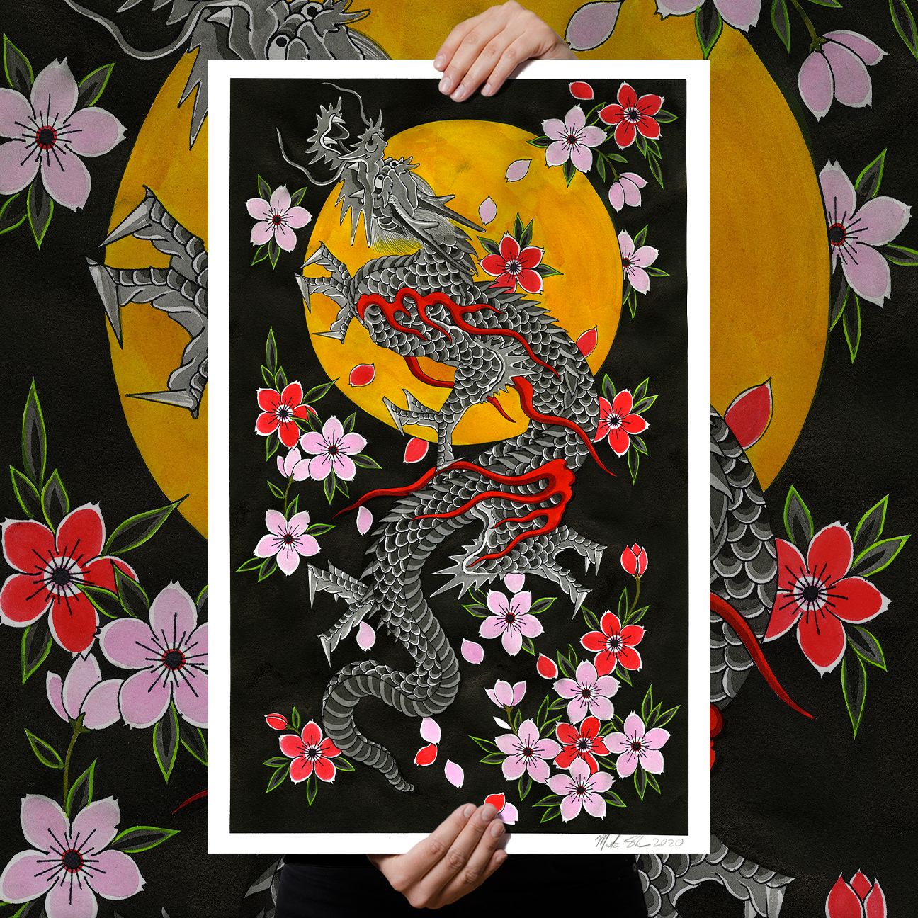 Mike Shea "Dragon" Giclee Print