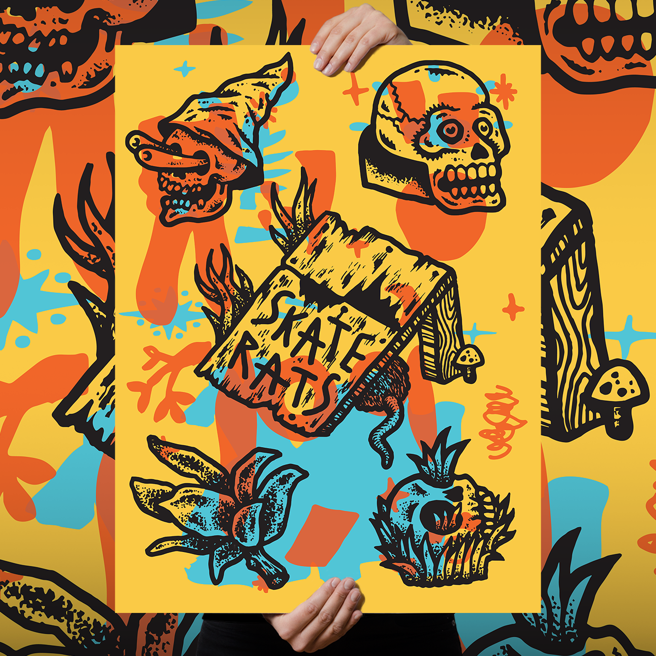 Michael Sieben "Skate Rats" Giclee Print