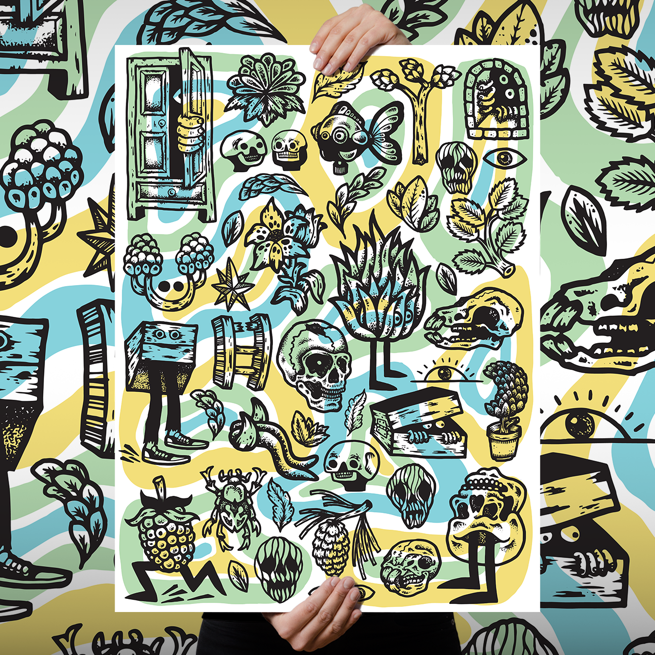 Michael Sieben "The Works" Giclee Print