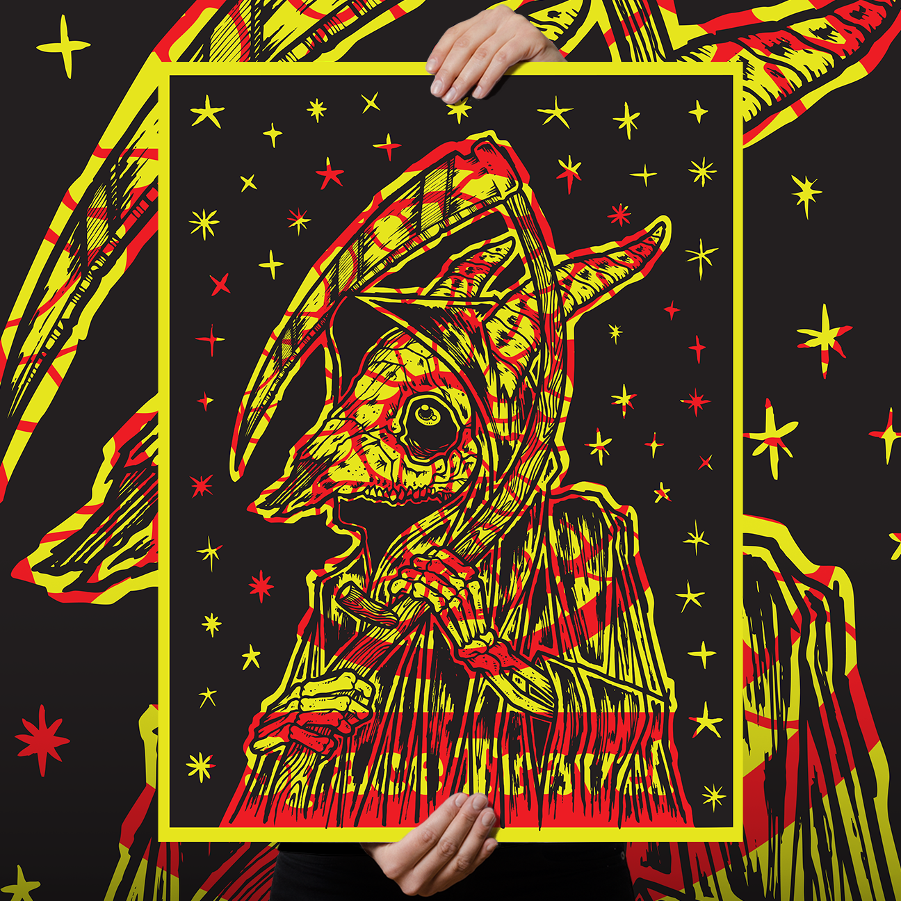 Michael Sieben "Deer Reaper" Giclee Print