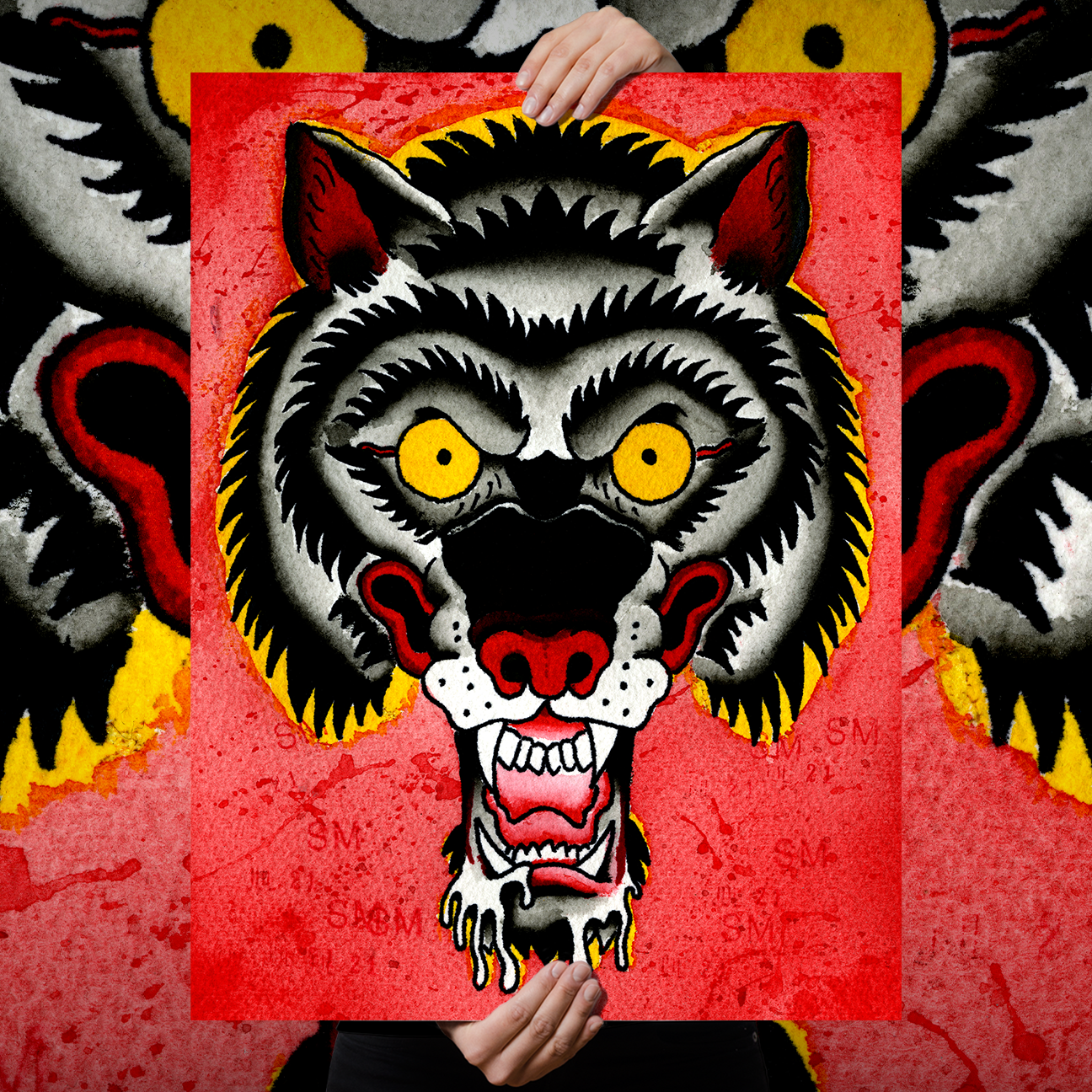 Sean Martin "Hungry Wolf" Giclee Print
