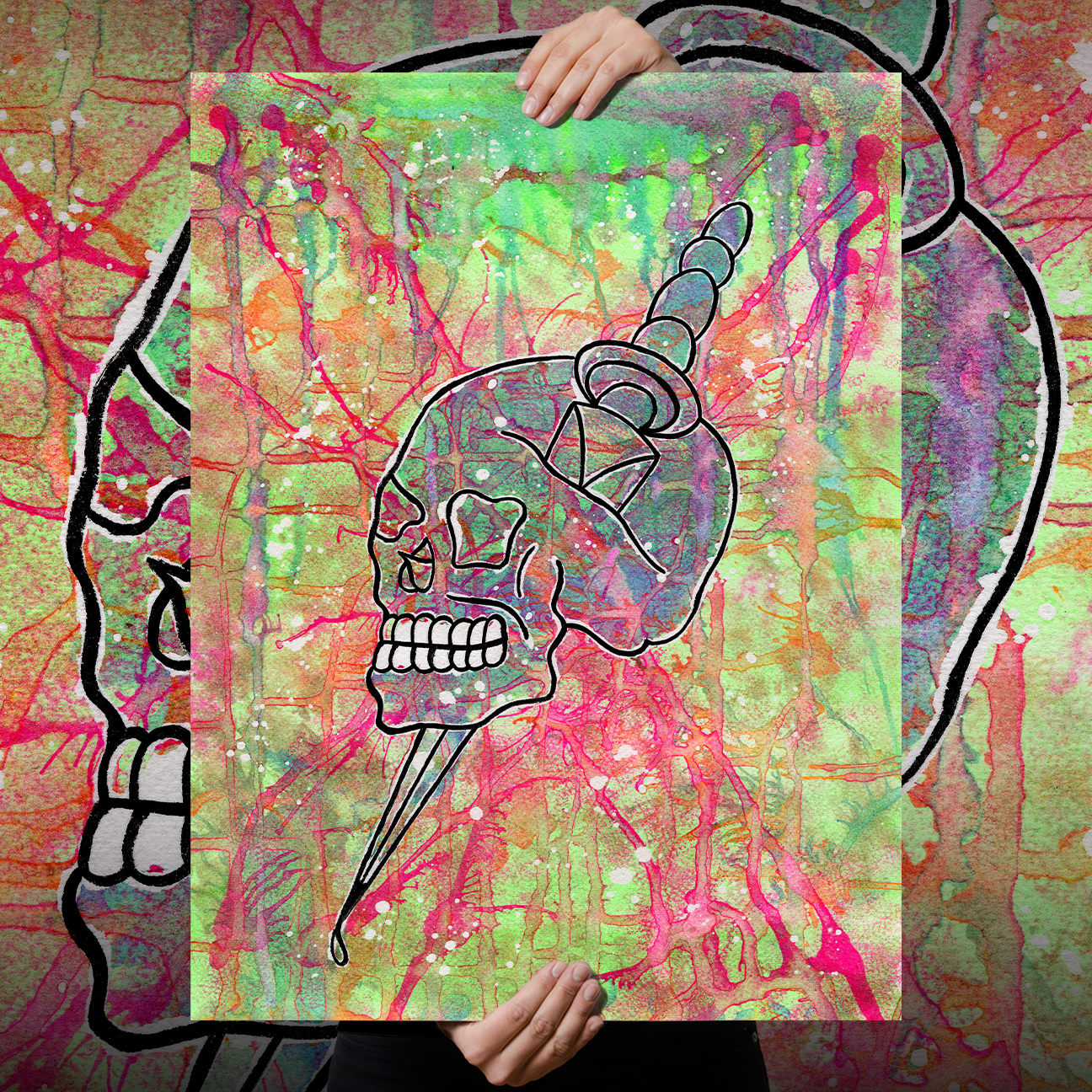 Sean Martin "Skull and Dagger" Giclee Print