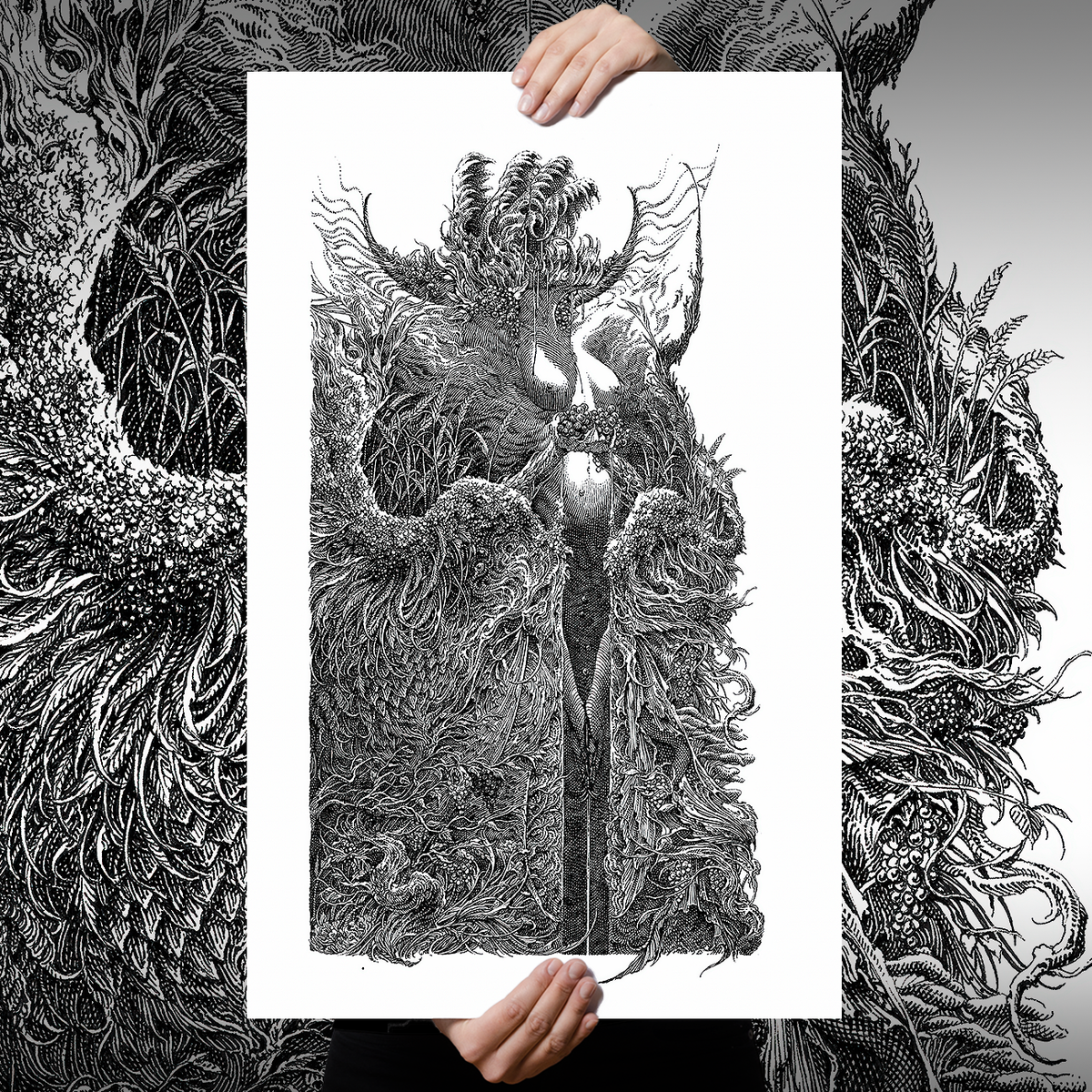 Saprophial "Blood of Gods — Cultivar" Giclee Print