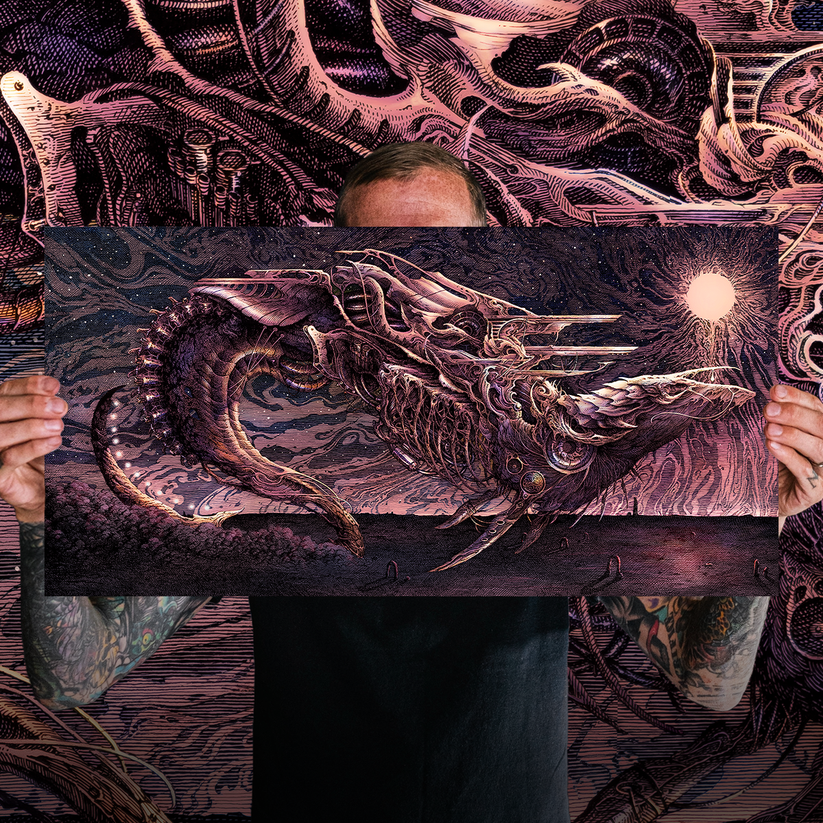 Saprophial "Hammers of Misfortune — Zephyr" Giclee Print