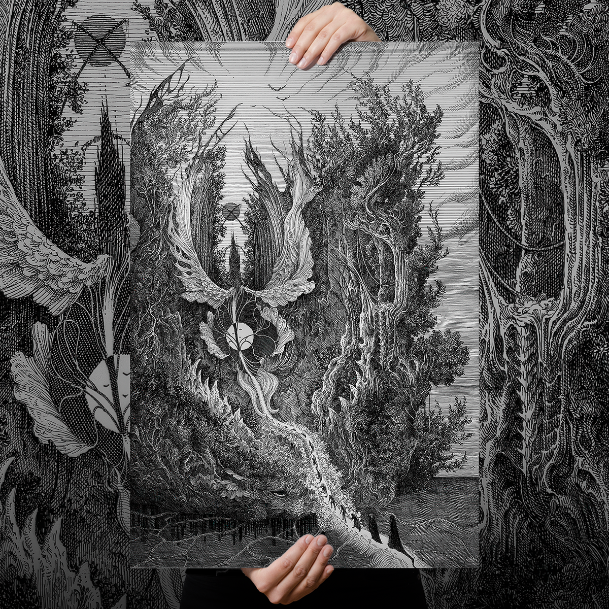 Saprophial "Remnant: Myth — Postnature" Giclee Print