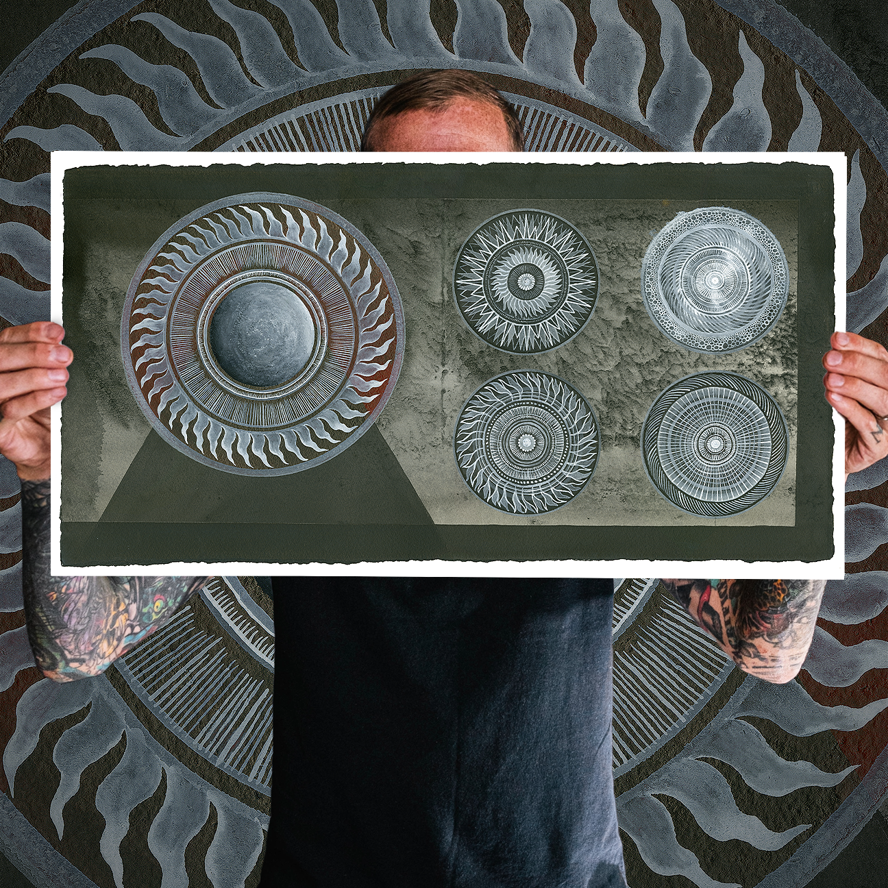 Thomas Hooper "Five Circles" Giclee Print