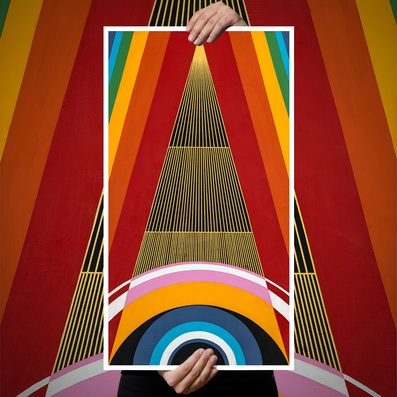Thomas Hooper "Rainbow Molecule" Giclee Print