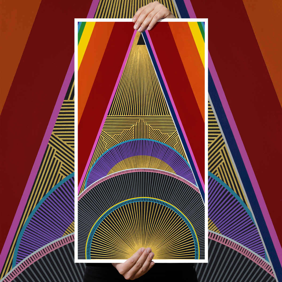 Thomas Hooper "Moving Atoms" Giclee Print