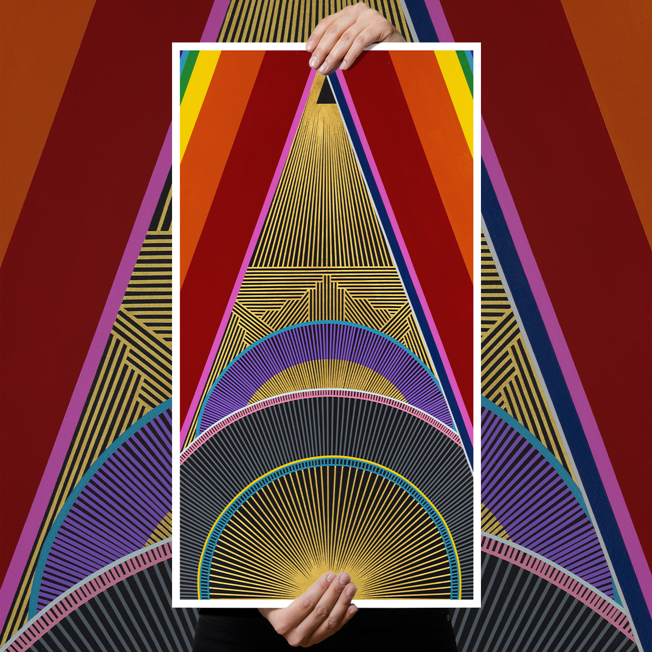 Thomas Hooper "Moving Atoms" Giclee Print