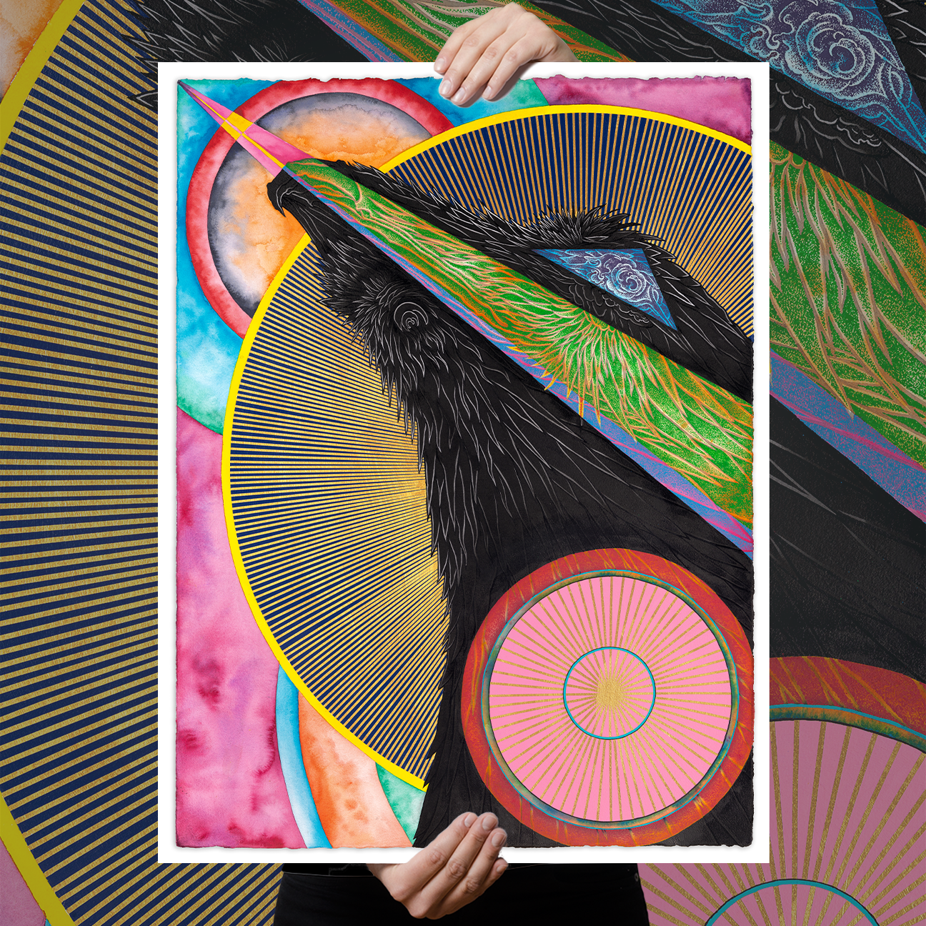 Thomas Hooper "Intergalactic Corvus" Giclee Print