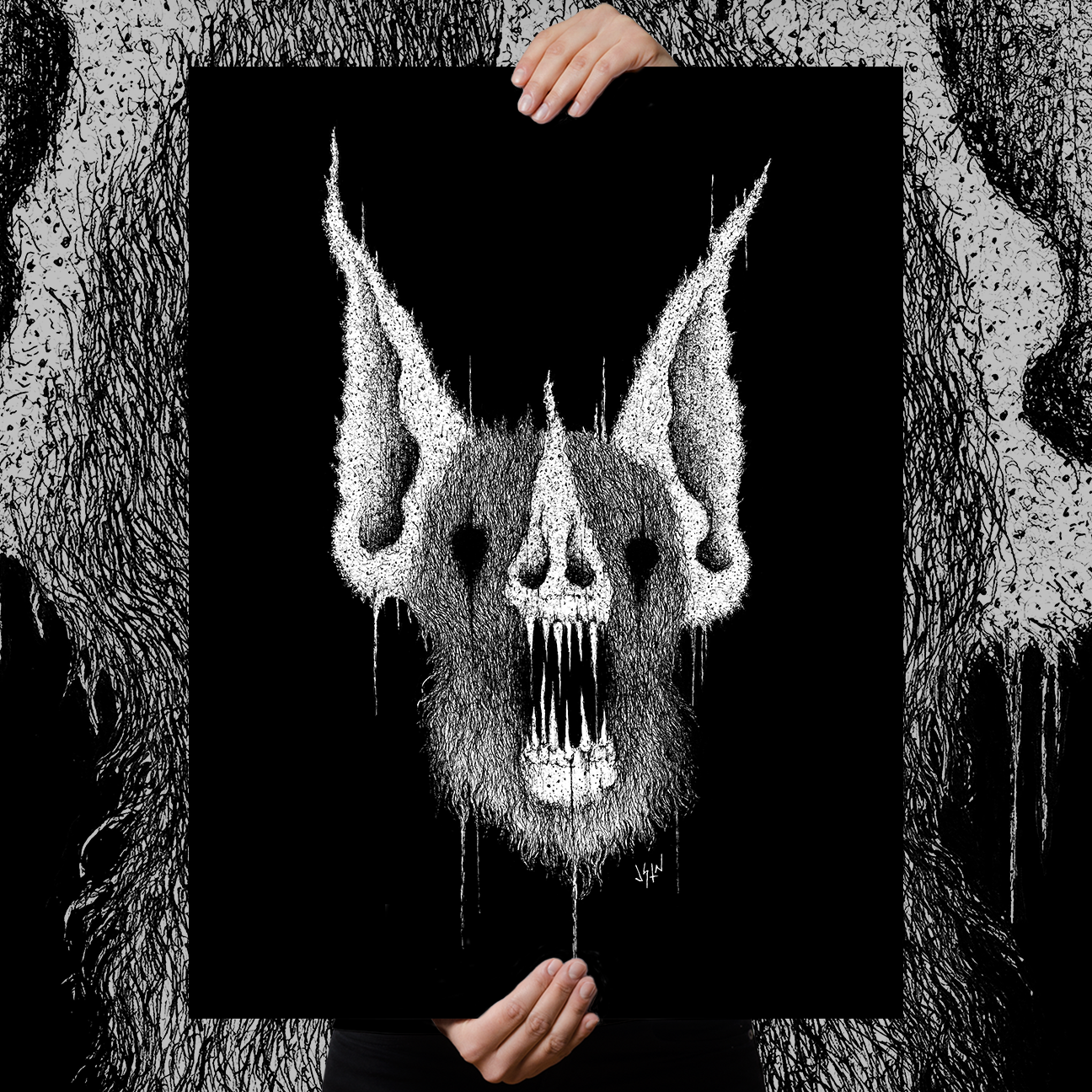VBERKVLT "Bat" Giclee Print