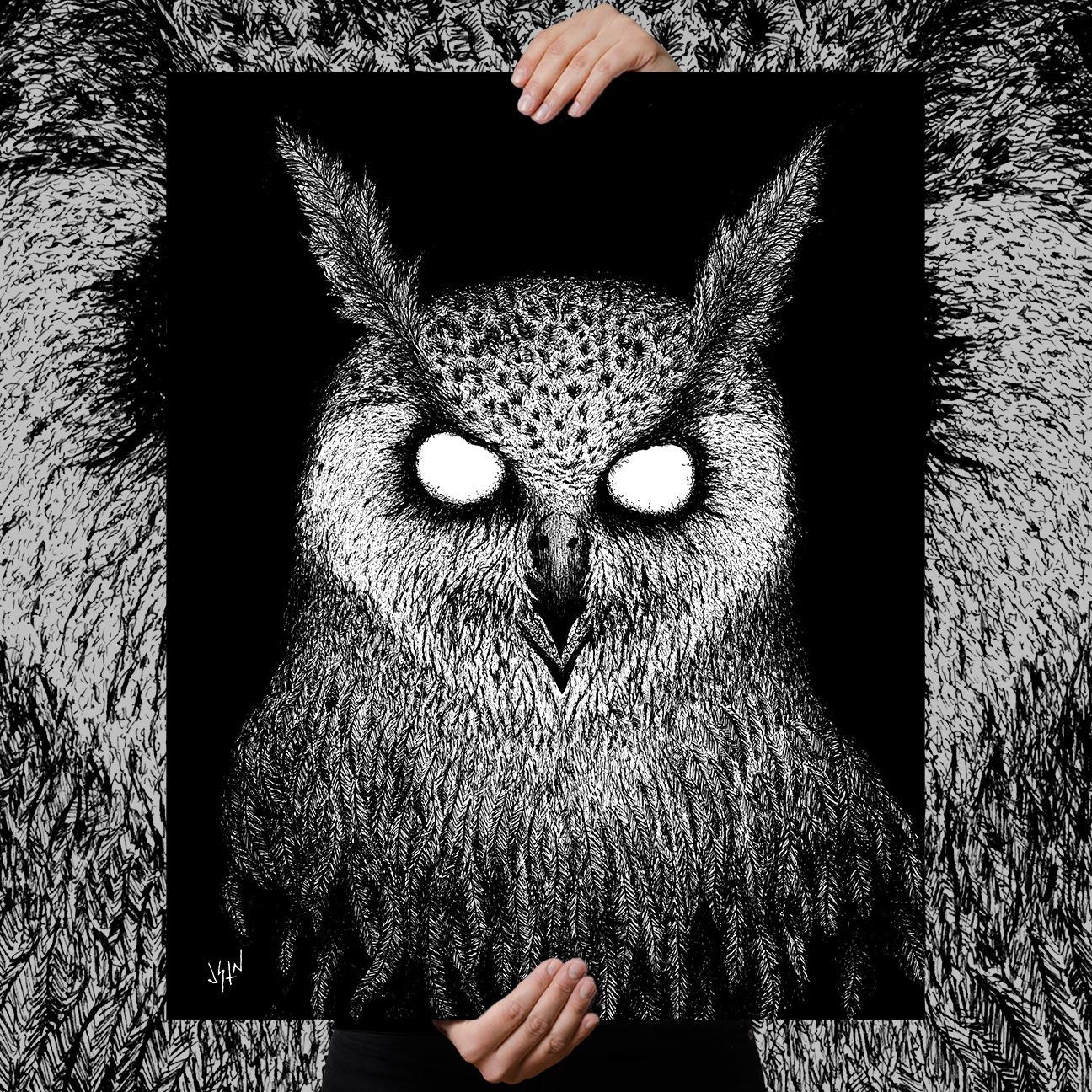 VBERKVLT "Owl" Giclee Print