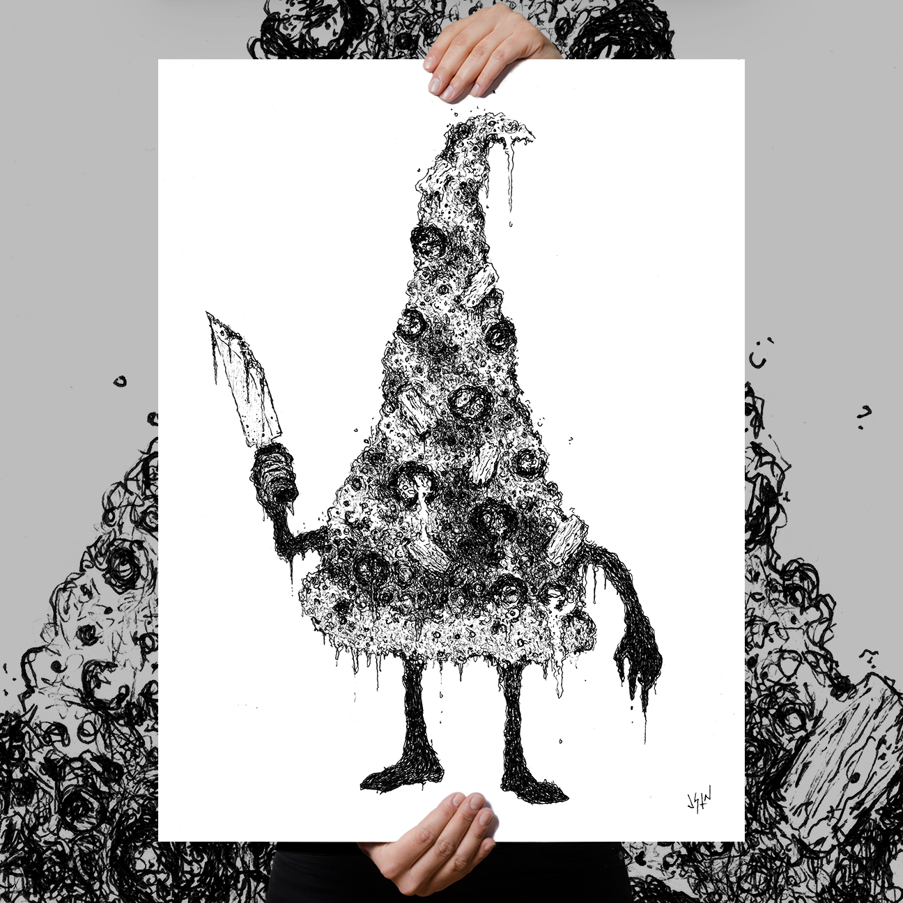 VBERKVLT "Pizza" Giclee Print