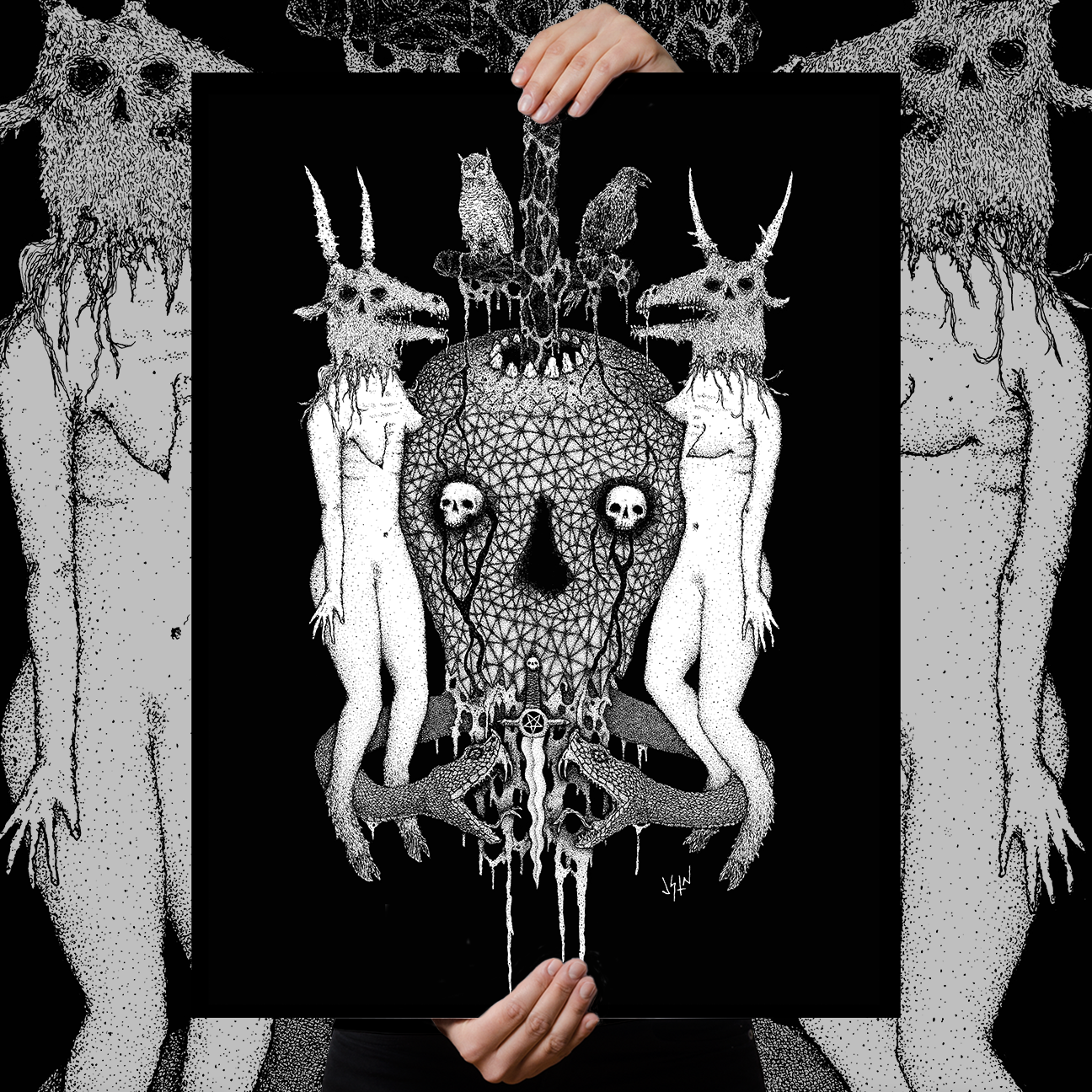 VBERKVLT "Witch Serpent" Giclee Print