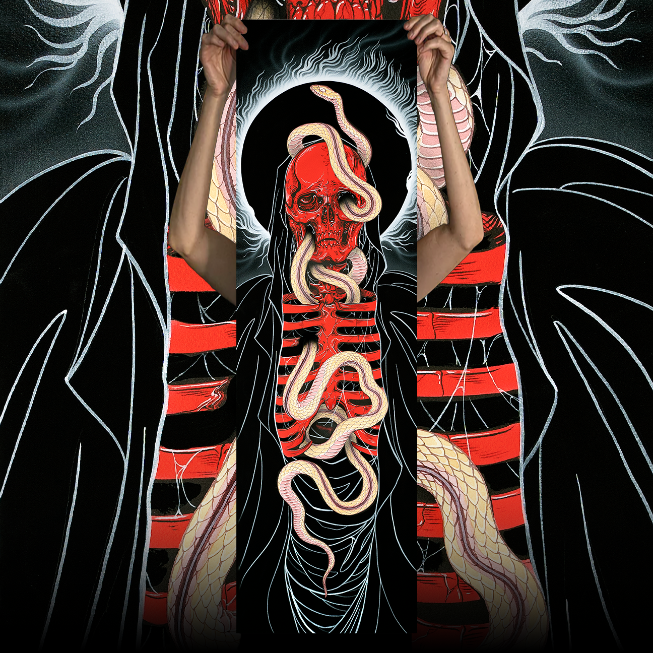 Zac Scheinbaum "Red Knight" Giclee Print