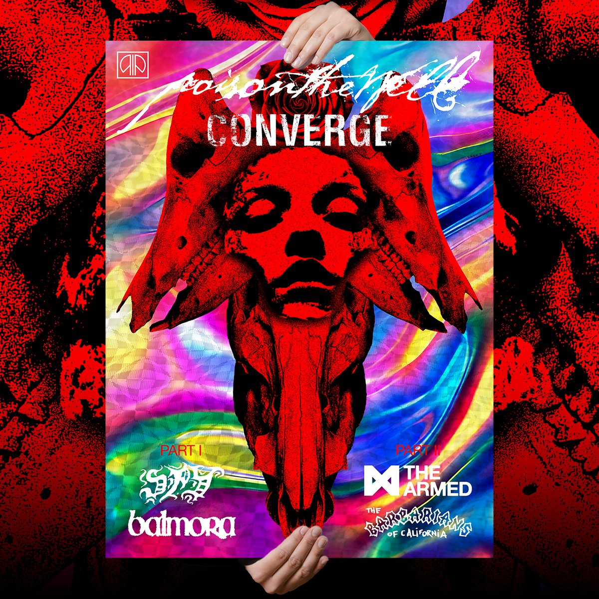 J. Bannon "Converge x Poison The Well" Silkscreened Print