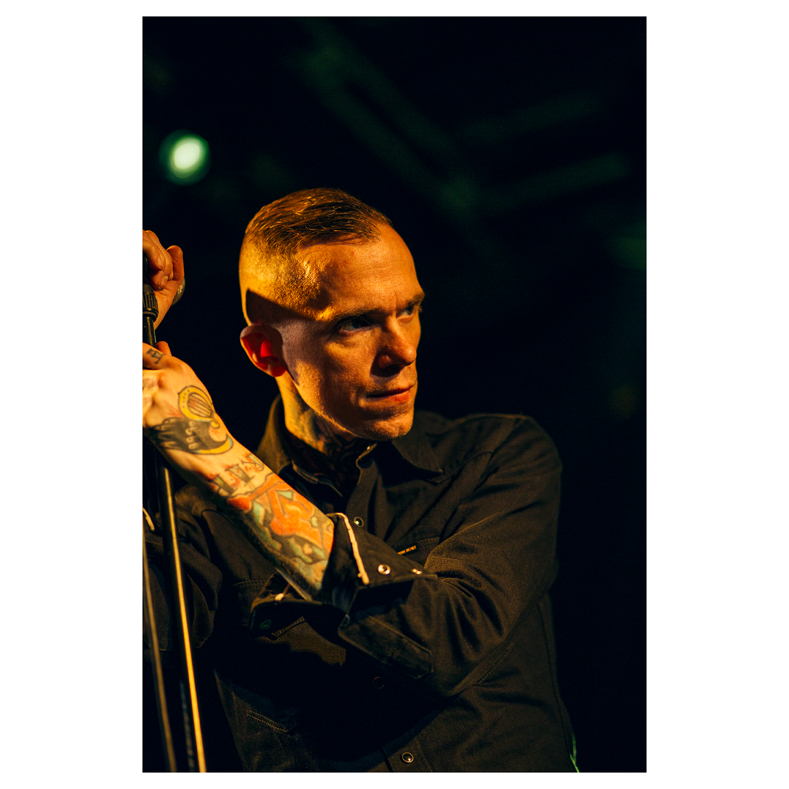 David Robinson "Converge Blood Moon: Jacob Bannon" Giclee Print